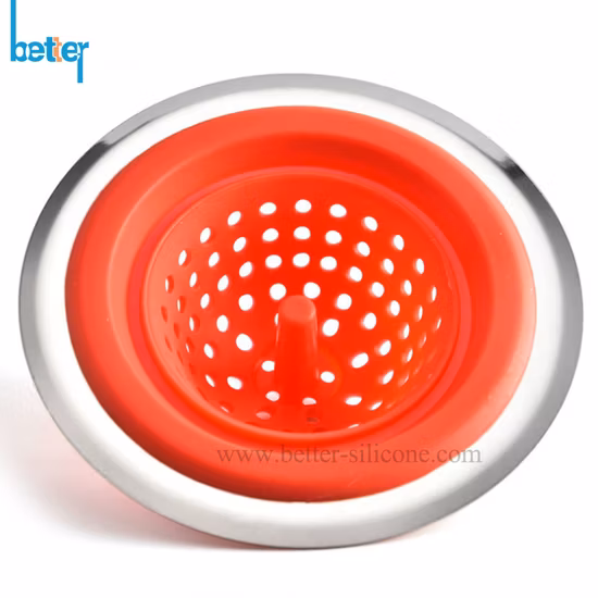 Bathroom Kitchen Apartment Hair Collector Durable TPR Hair Collector Shower Drain Cover Silicone Filter